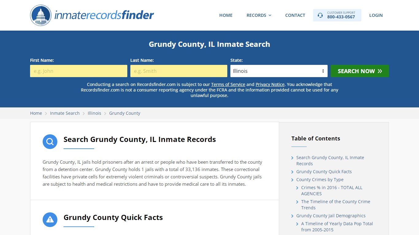 Grundy County, IL Inmate Lookup & Jail Records Online